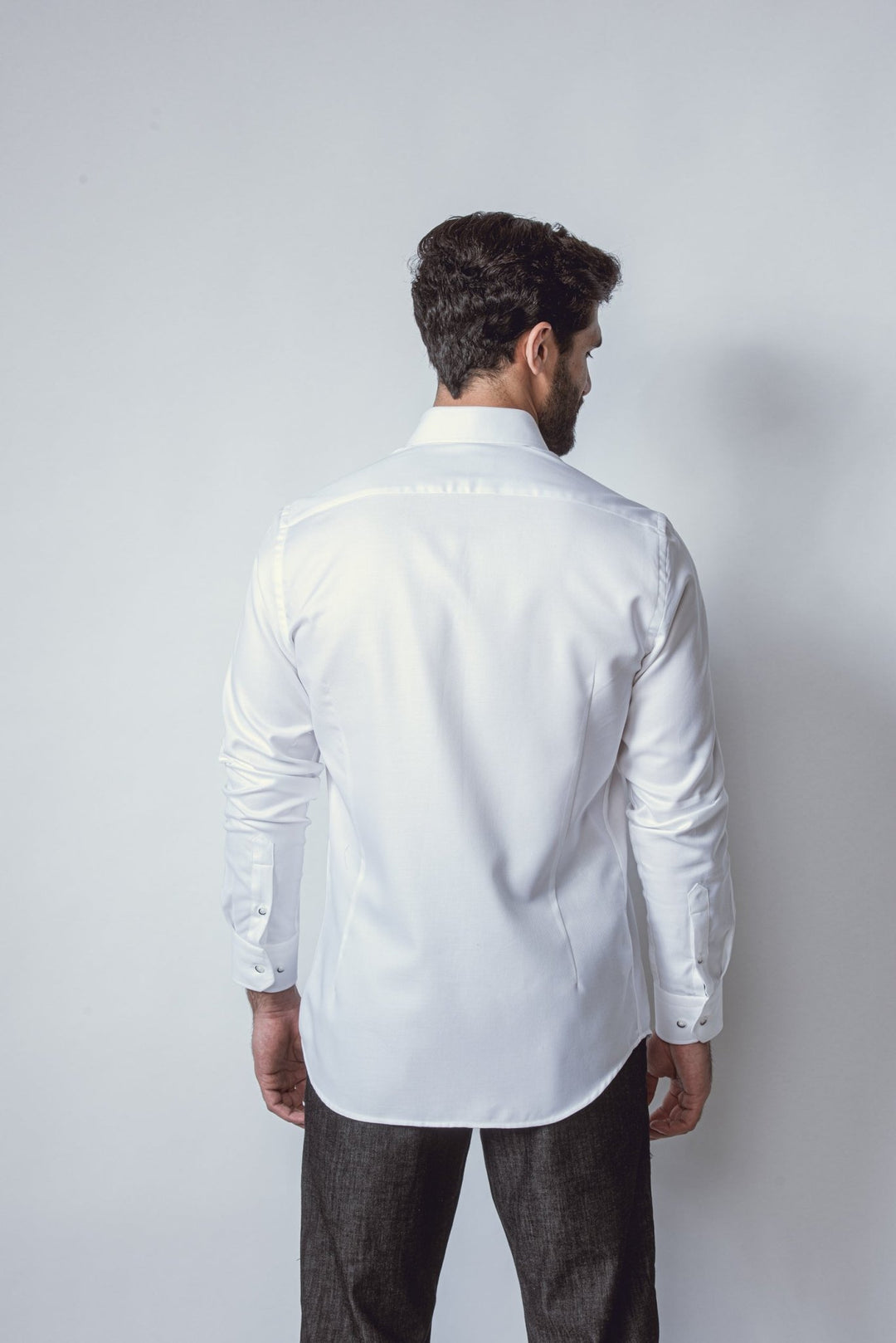 MICRO - RIBBED SLIM FIT SHIRT - Roban
