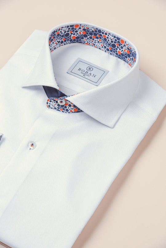 MICRO - RIBBED SLIM FIT SHIRT - Roban