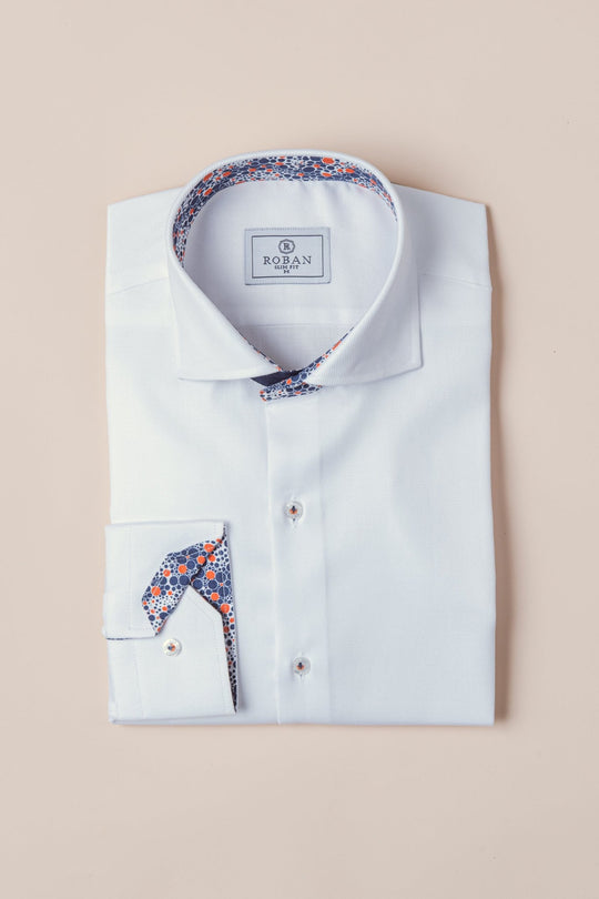 MICRO - RIBBED SLIM FIT SHIRT - Roban
