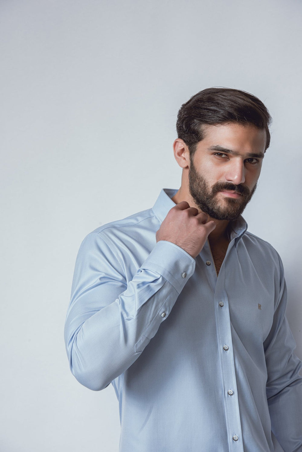 MICRO - RIBBED SLIM FIT SHIRT - Roban