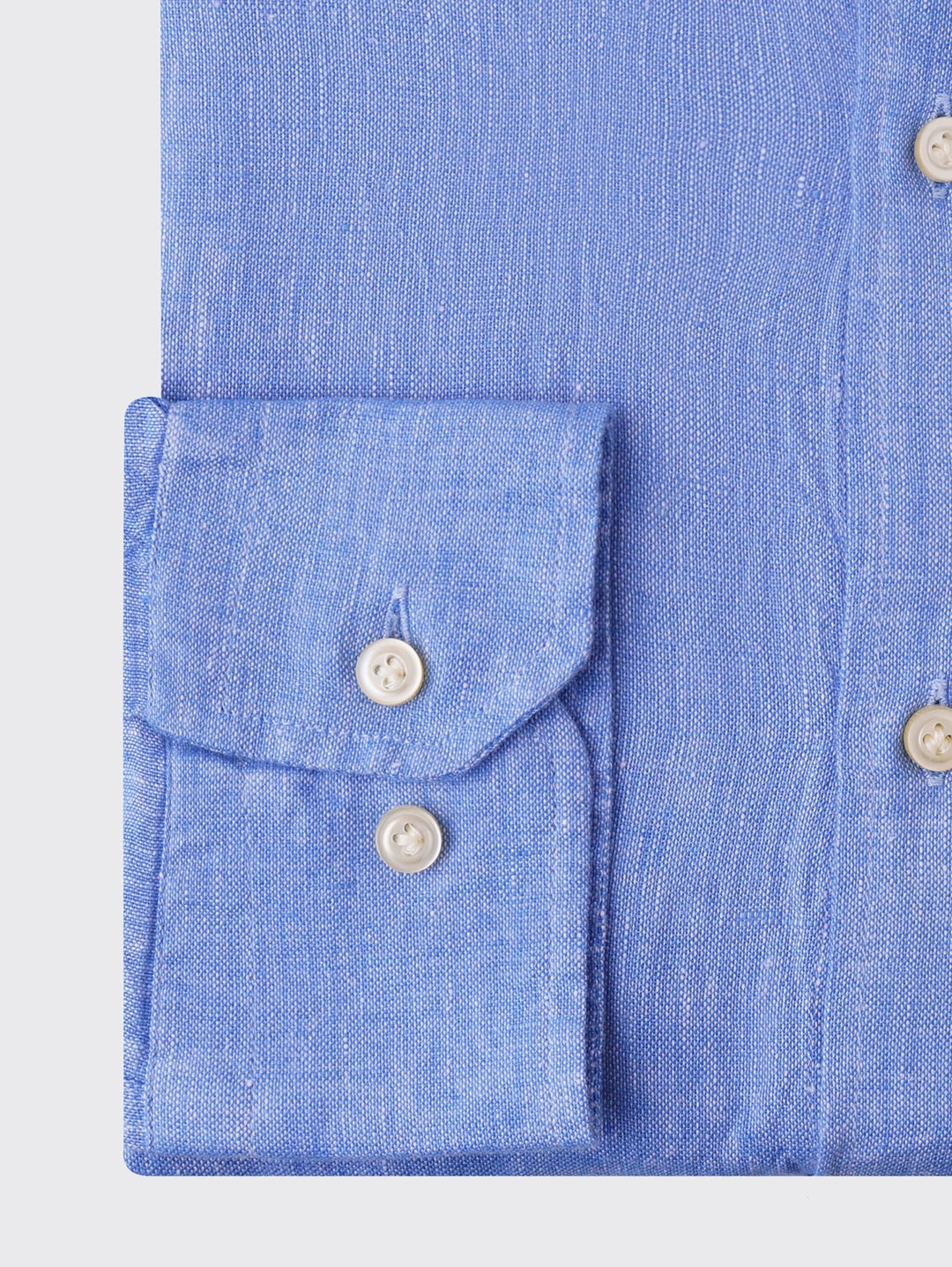 MONOCHROME LEAF EMBROIDERED LINEN SHIRT - Roban