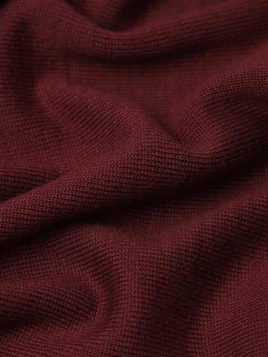 Plain Button - Up Turtleneck Pullover - Roban