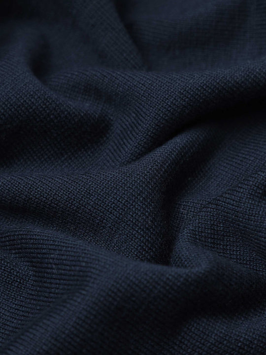 Plain Button - Up Turtleneck Pullover - Roban