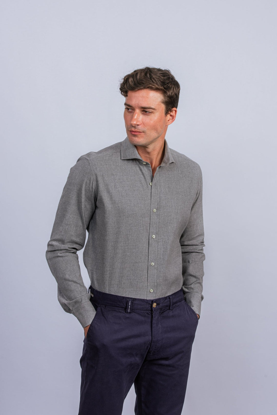 Plain Flannel Cotton Regular Fit - Roban