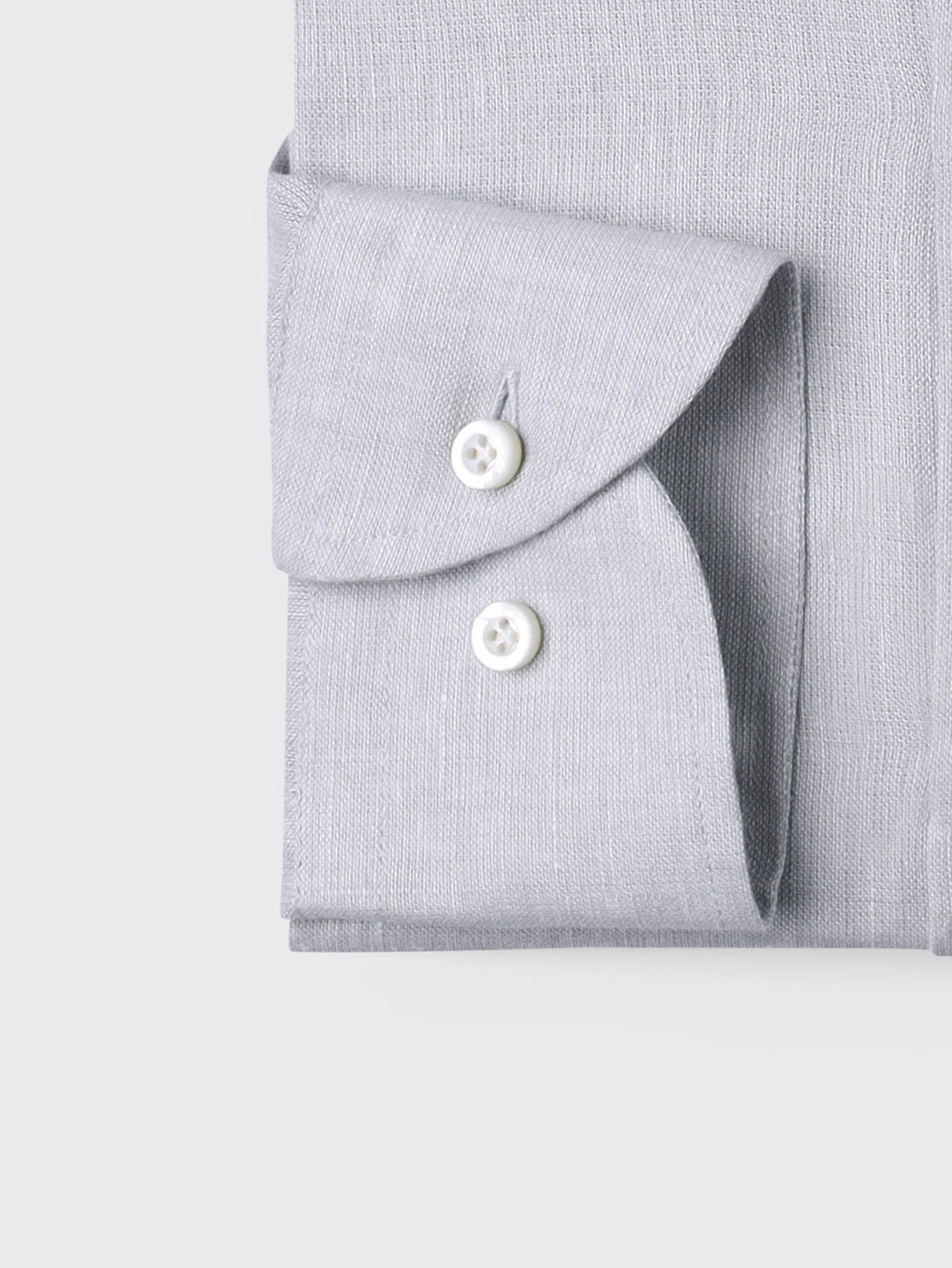 PLAIN WASHED LINEN REGULAR FIT SHIRT - Roban