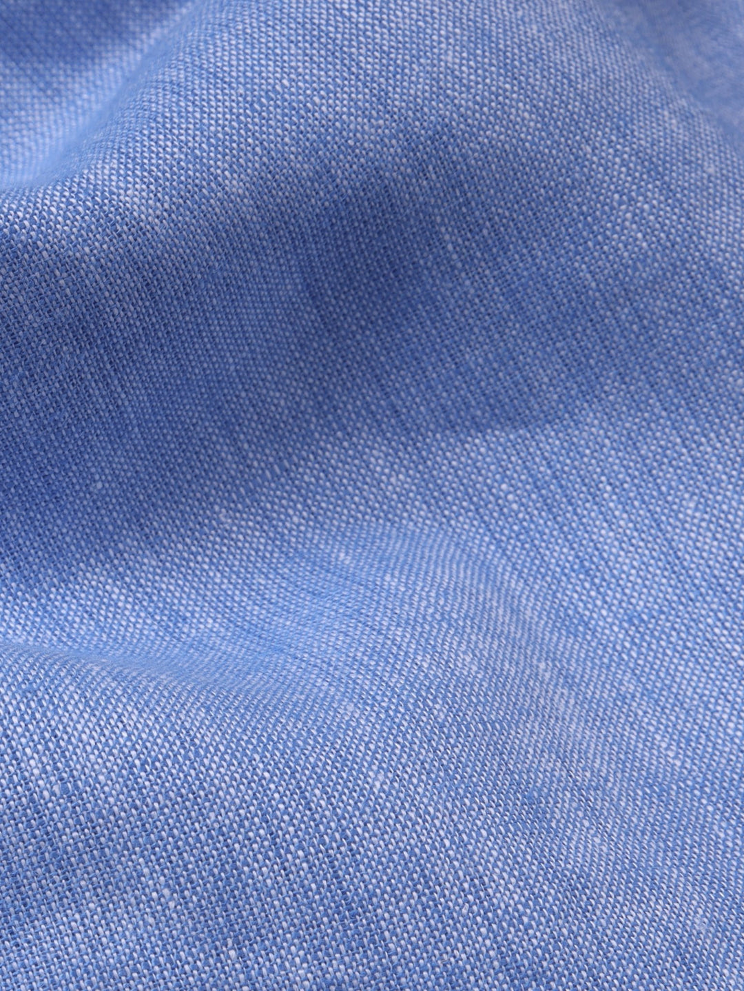PLAIN WASHED LINEN REGULAR FIT SHIRT - Roban