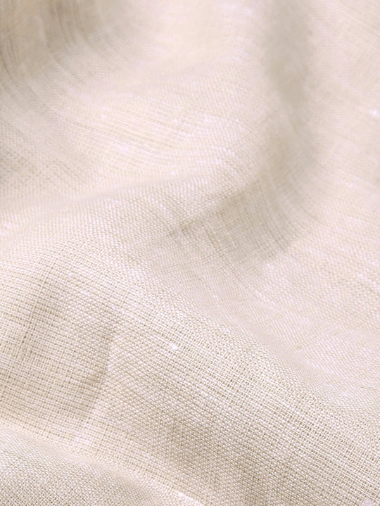 PLAIN WASHED LINEN REGULAR FIT SHIRT - Roban