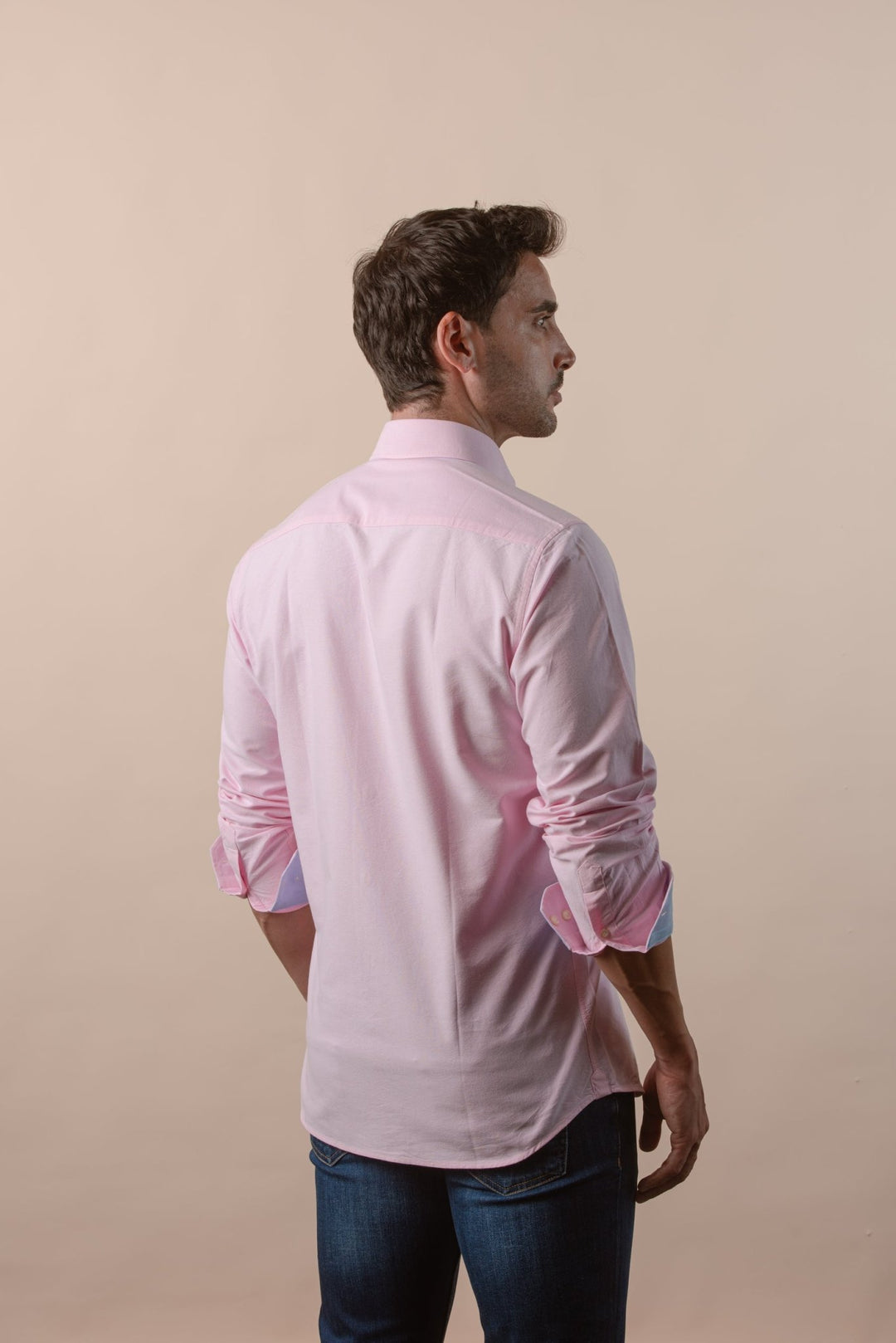 PLAIN WASHED OXFORD REGULAR FIT SHIRT - Roban