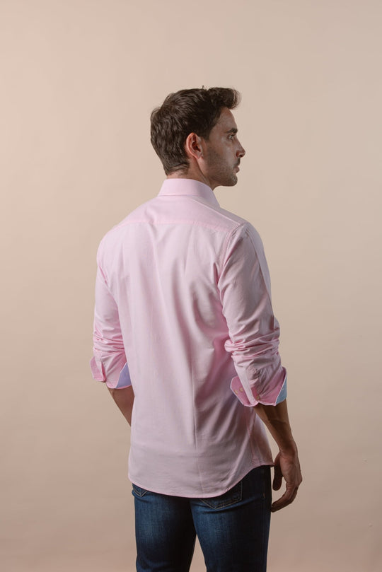 PLAIN WASHED OXFORD REGULAR FIT SHIRT - Roban