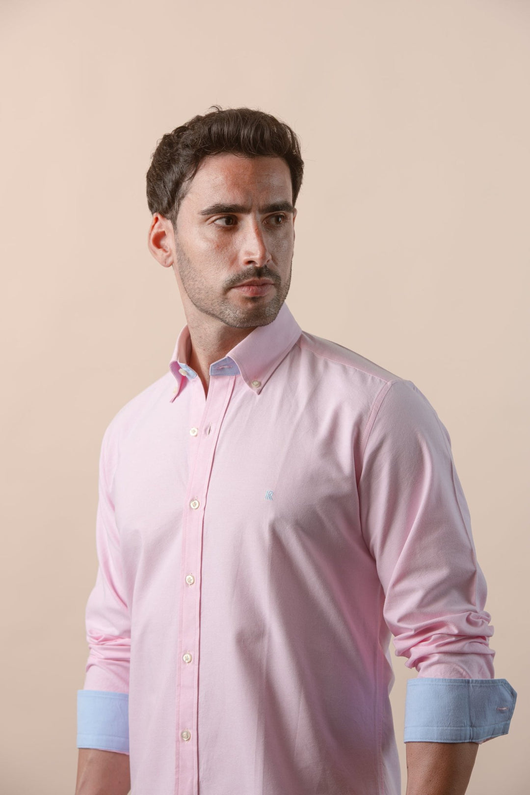 PLAIN WASHED OXFORD REGULAR FIT SHIRT - Roban