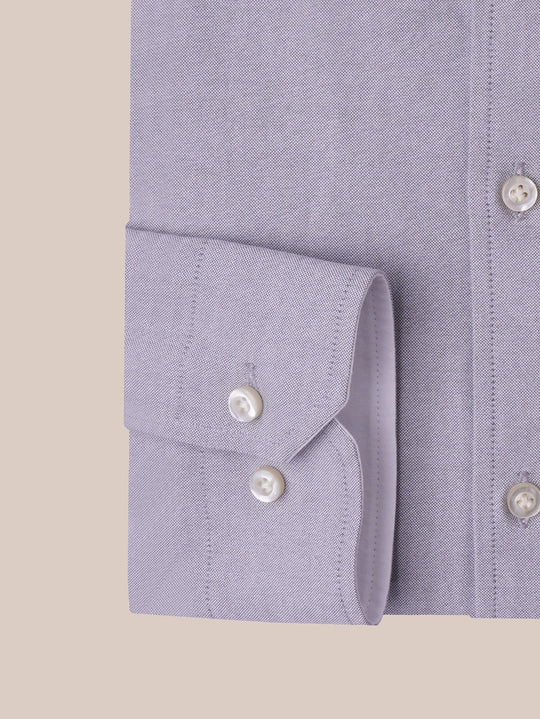 PLAIN WASHED OXFORD REGULAR FIT SHIRT - Roban