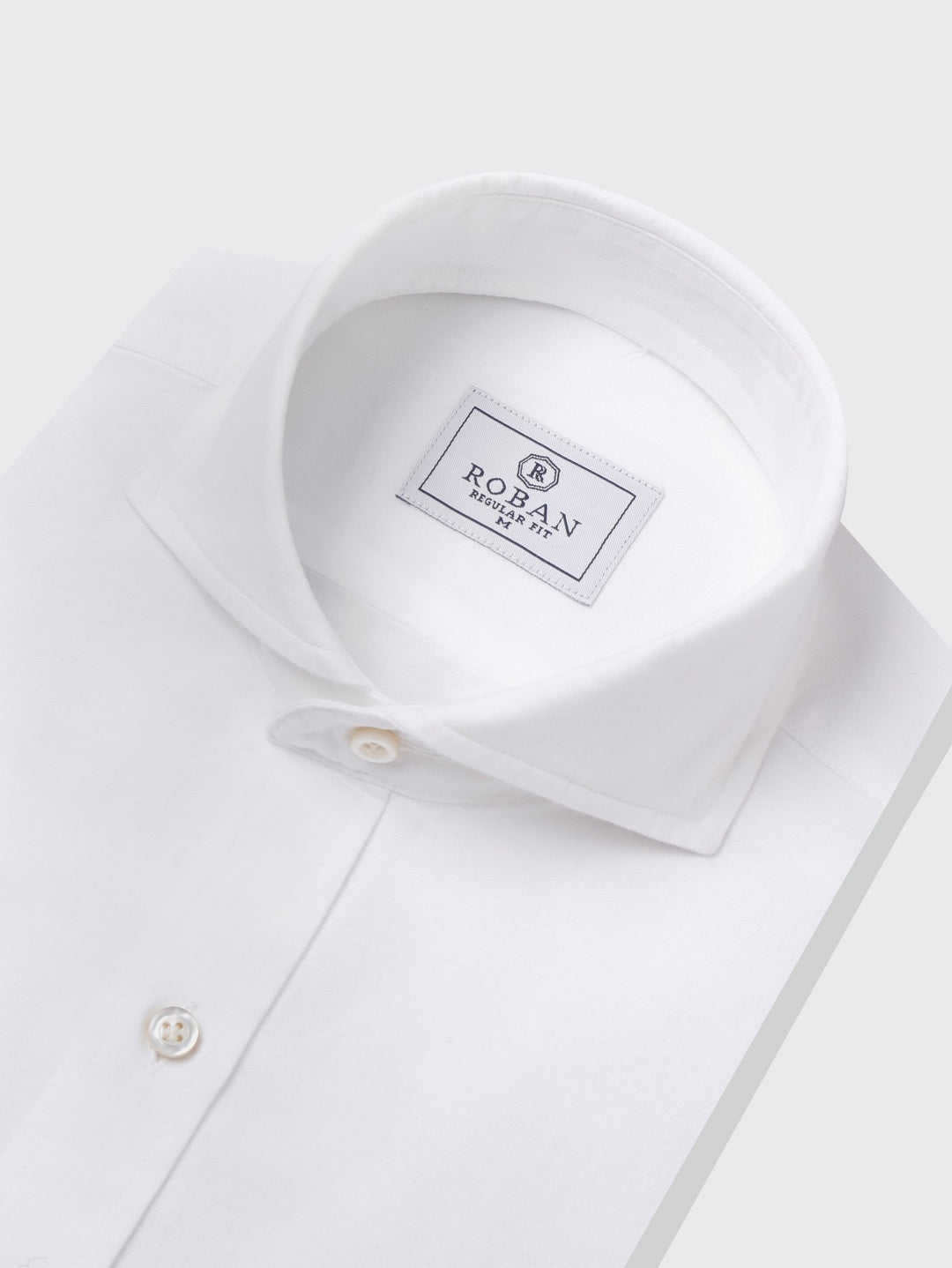 PLAIN WASHED OXFORD REGULAR FIT SHIRT - Roban