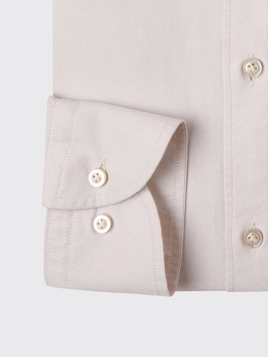 PLAIN WASHED OXFORD REGULAR FIT SHIRT - Roban
