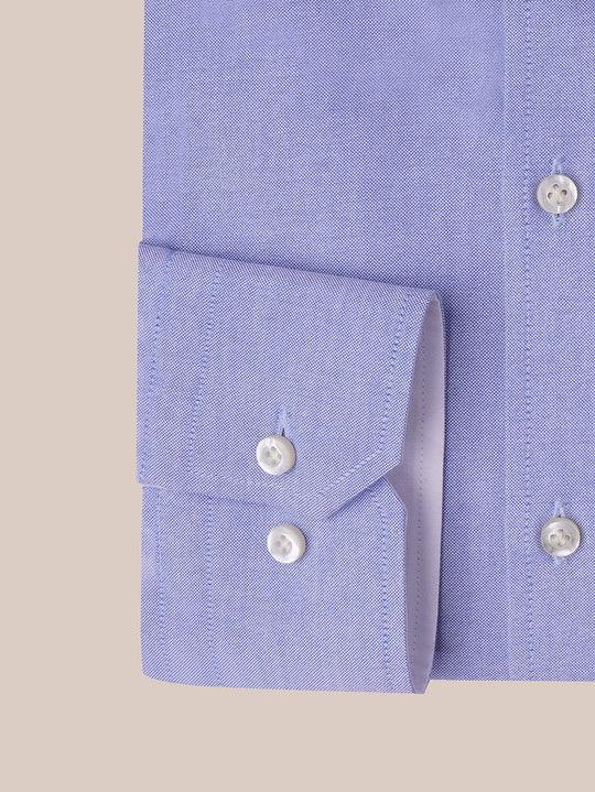 PLAIN WASHED OXFORD REGULAR FIT SHIRT - Roban