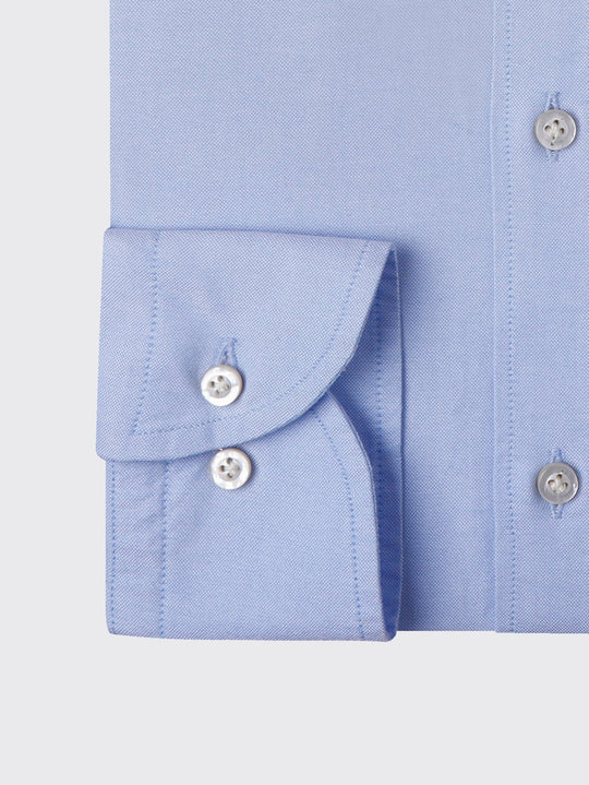 PLAIN WASHED OXFORD REGULAR FIT SHIRT - Roban