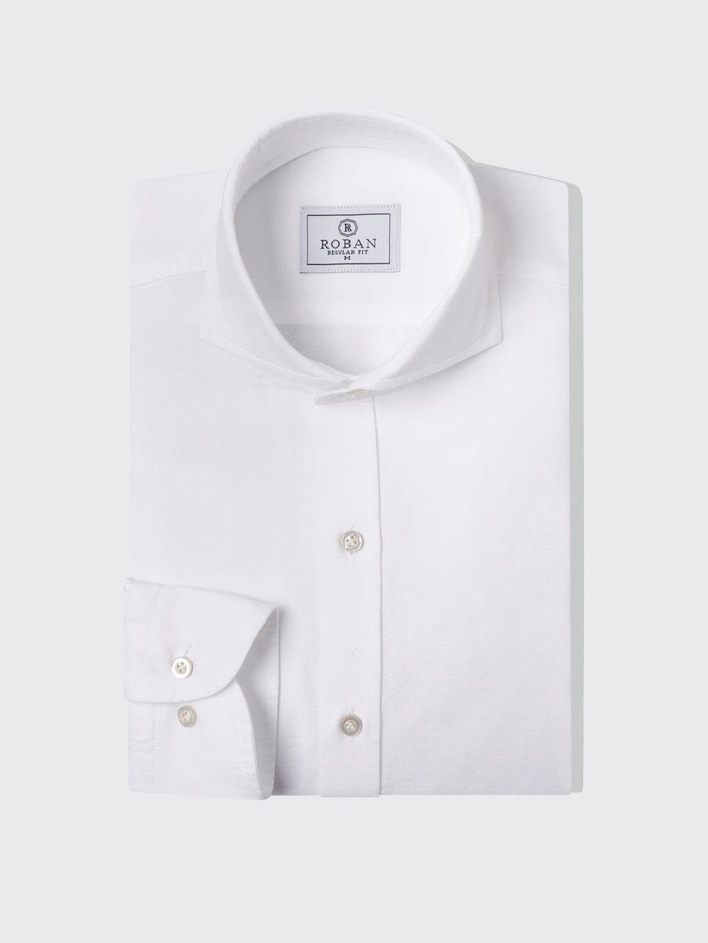 PLAIN WASHED OXFORD REGULAR FIT SHIRT - Roban