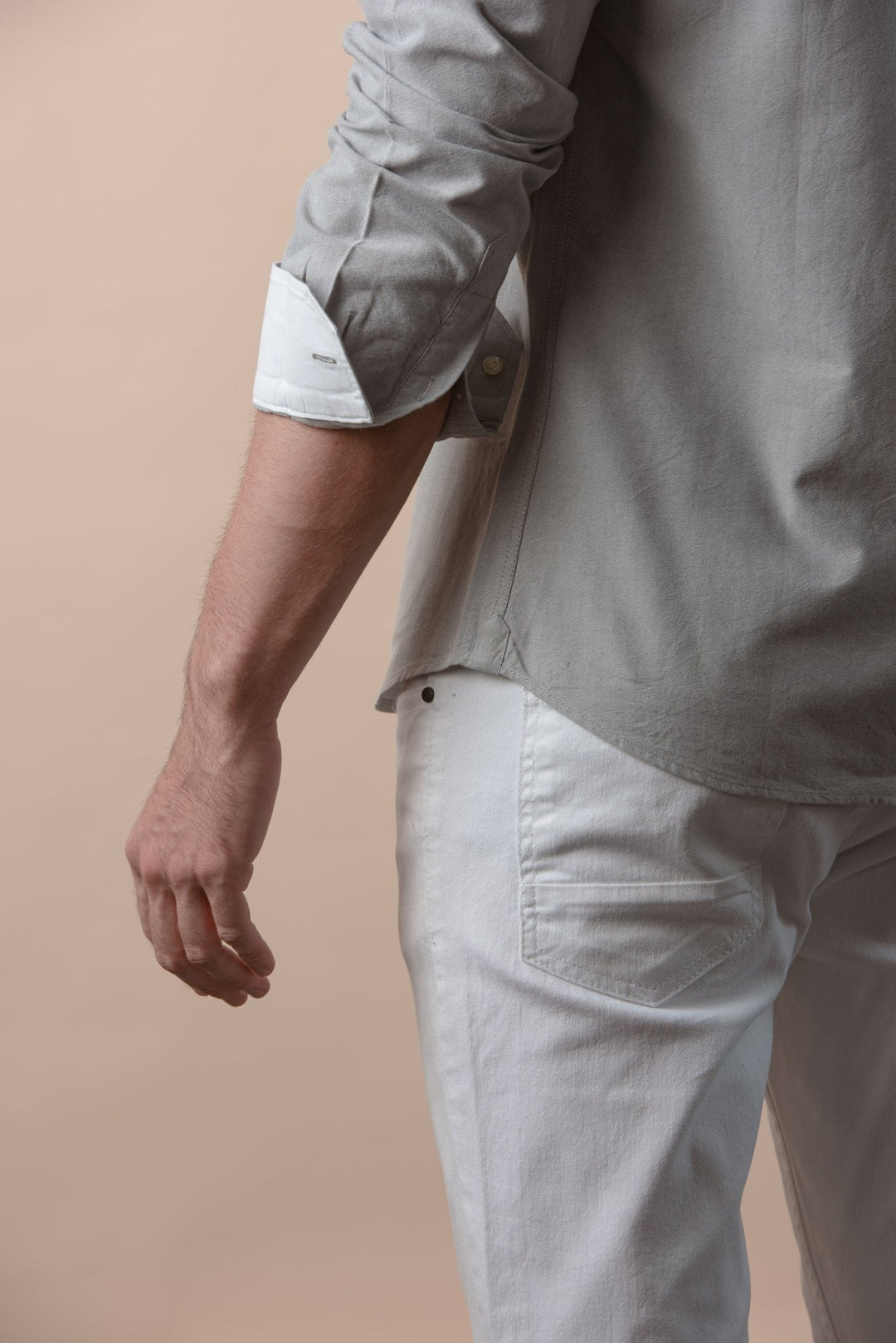PLAIN WASHED OXFORD REGULAR FIT SHIRT - Roban