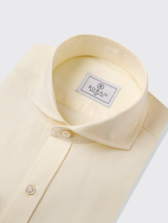 PLAIN WASHED OXFORD REGULAR FIT SHIRT - Roban