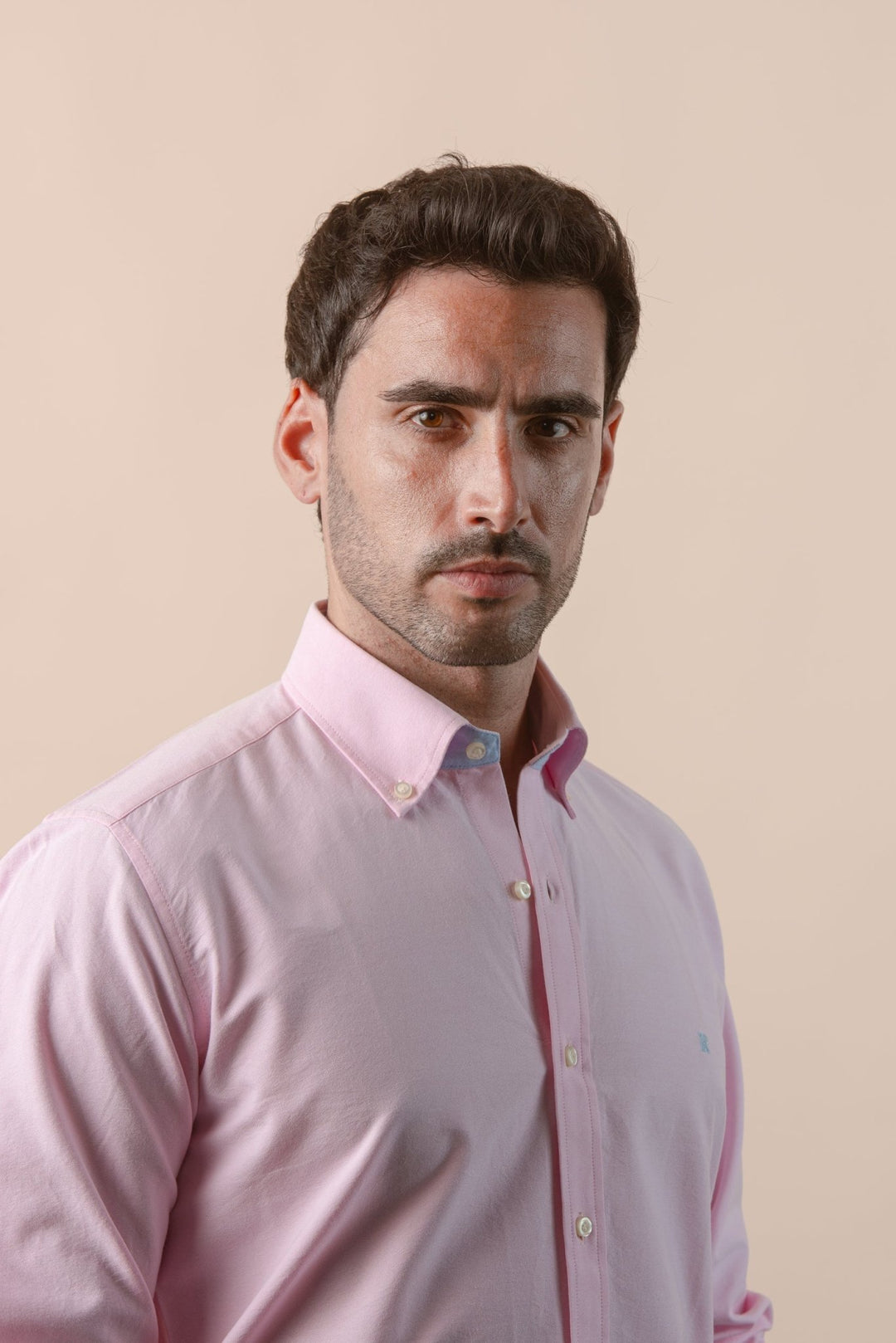 PLAIN WASHED OXFORD REGULAR FIT SHIRT - Roban