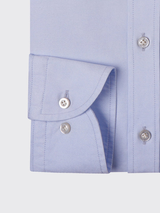 PLAIN WASHED OXFORD REGULAR FIT SHIRT - Roban