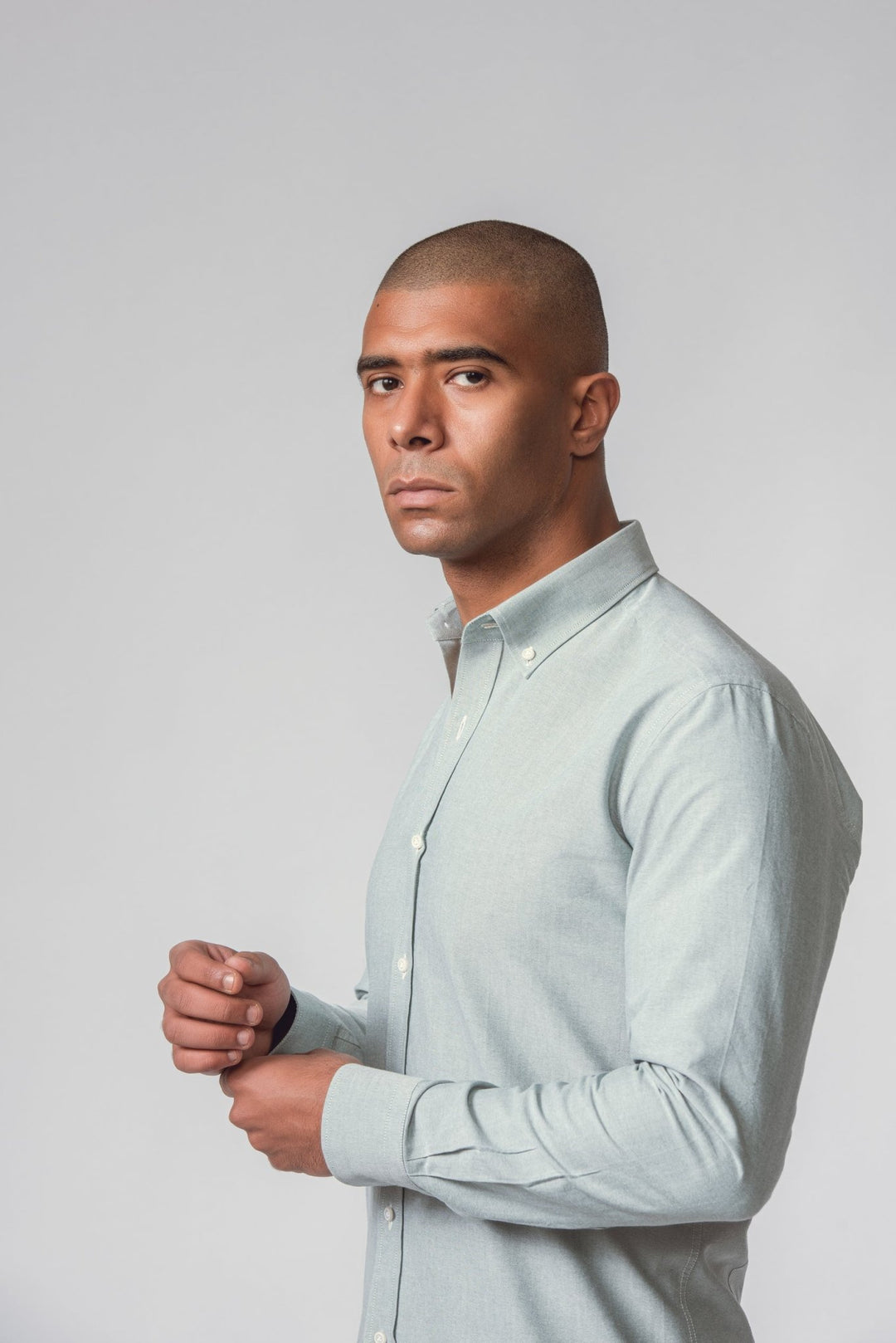 PLAIN WASHED OXFORD SLIM FIT SHIRT - Roban