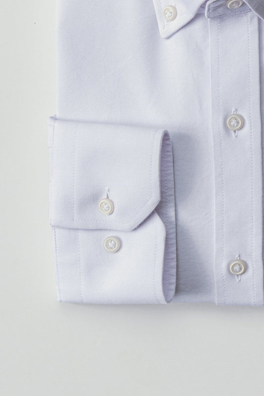 PLAIN WASHED OXFORD SLIM FIT SHIRT - Roban