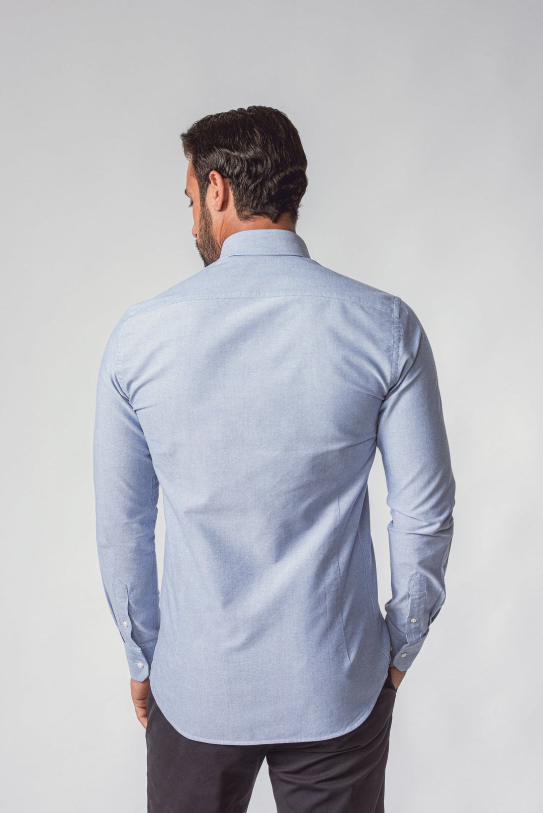 PLAIN WASHED OXFORD SLIM FIT SHIRT - Roban