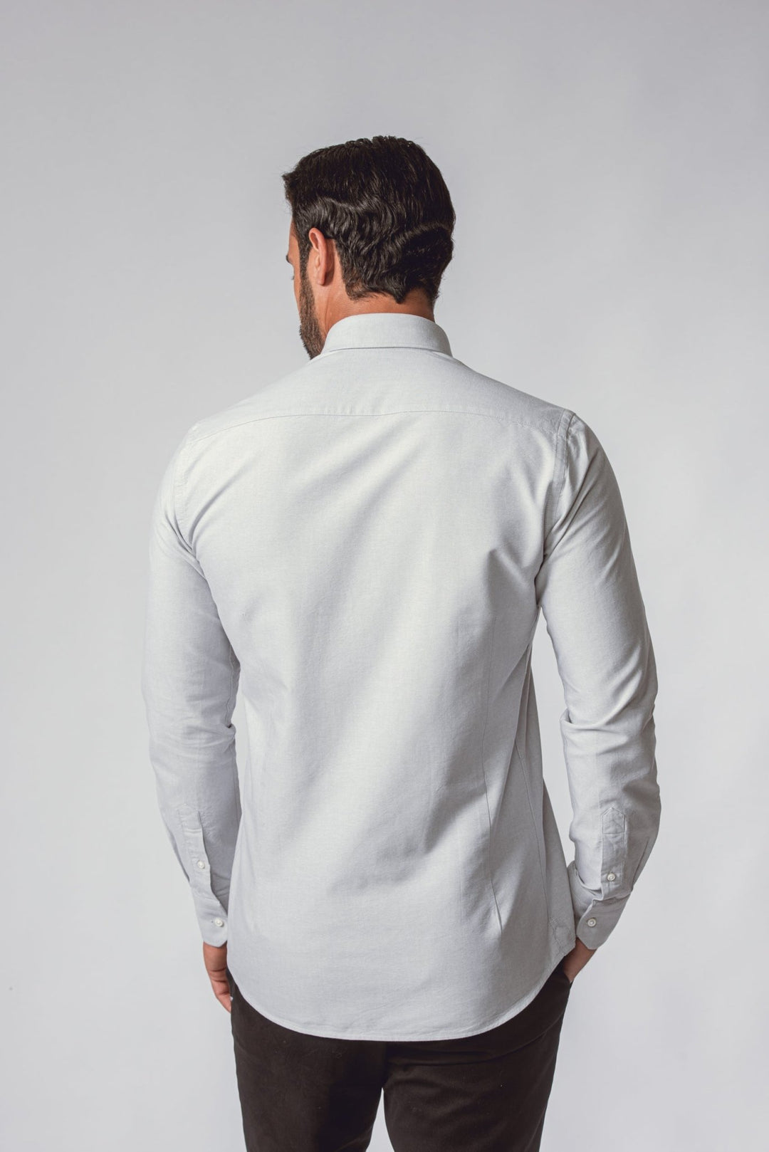 PLAIN WASHED OXFORD SLIM FIT SHIRT - Roban