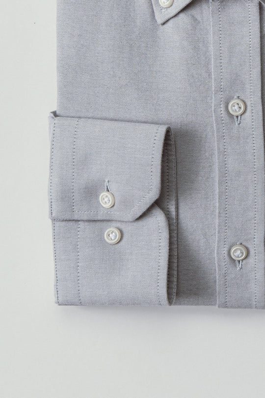 PLAIN WASHED OXFORD SLIM FIT SHIRT - Roban
