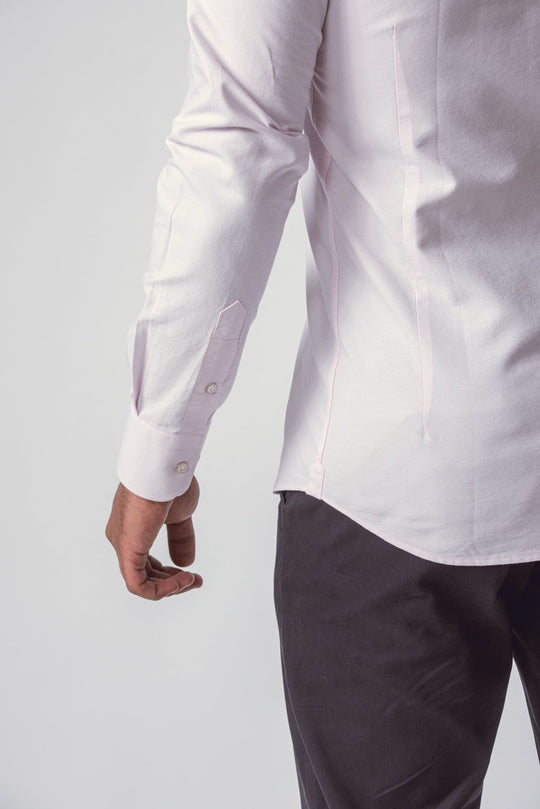 PLAIN WASHED OXFORD SLIM FIT SHIRT - Roban