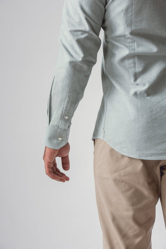PLAIN WASHED OXFORD SLIM FIT SHIRT - Roban