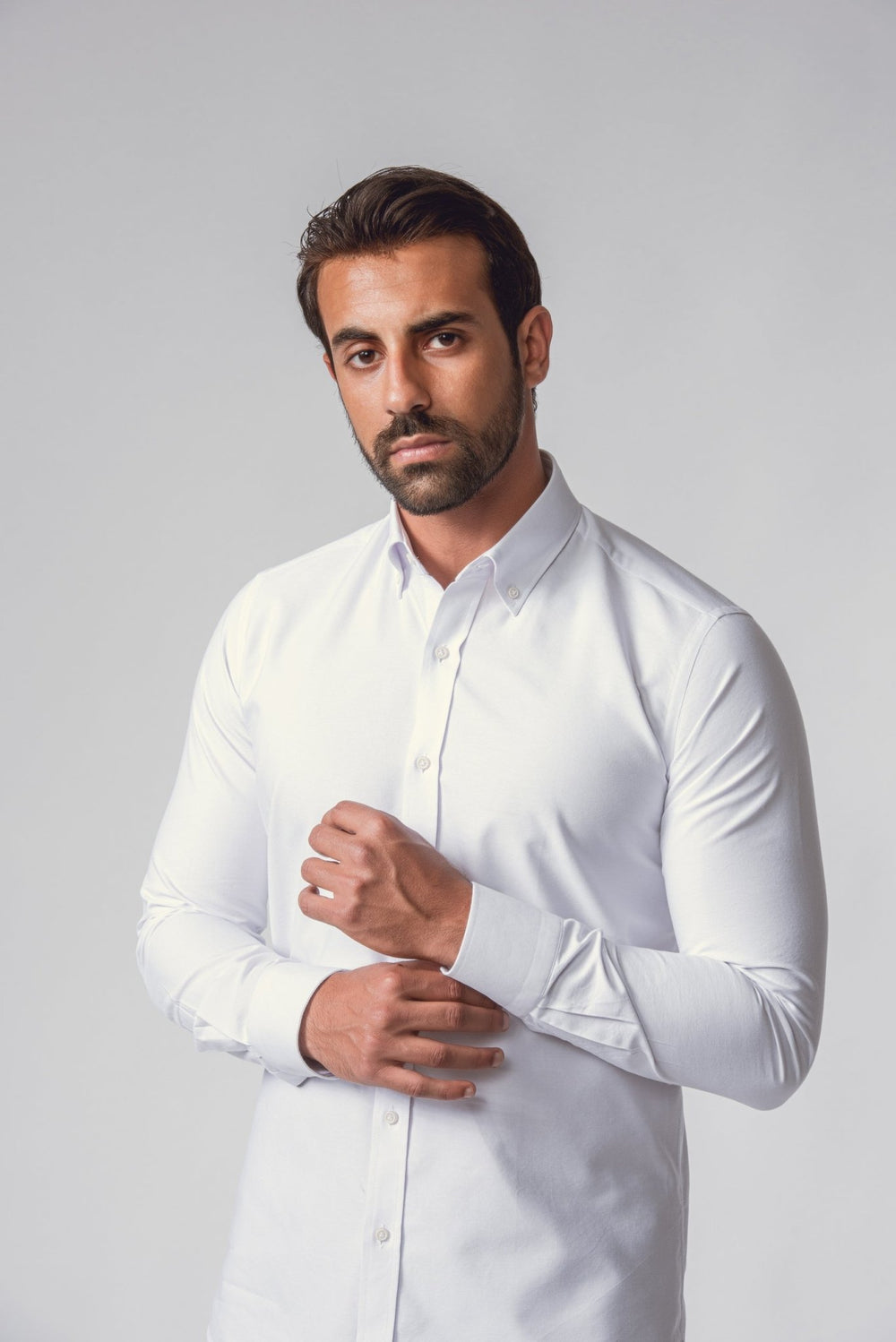 PLAIN WASHED OXFORD SLIM FIT SHIRT - Roban