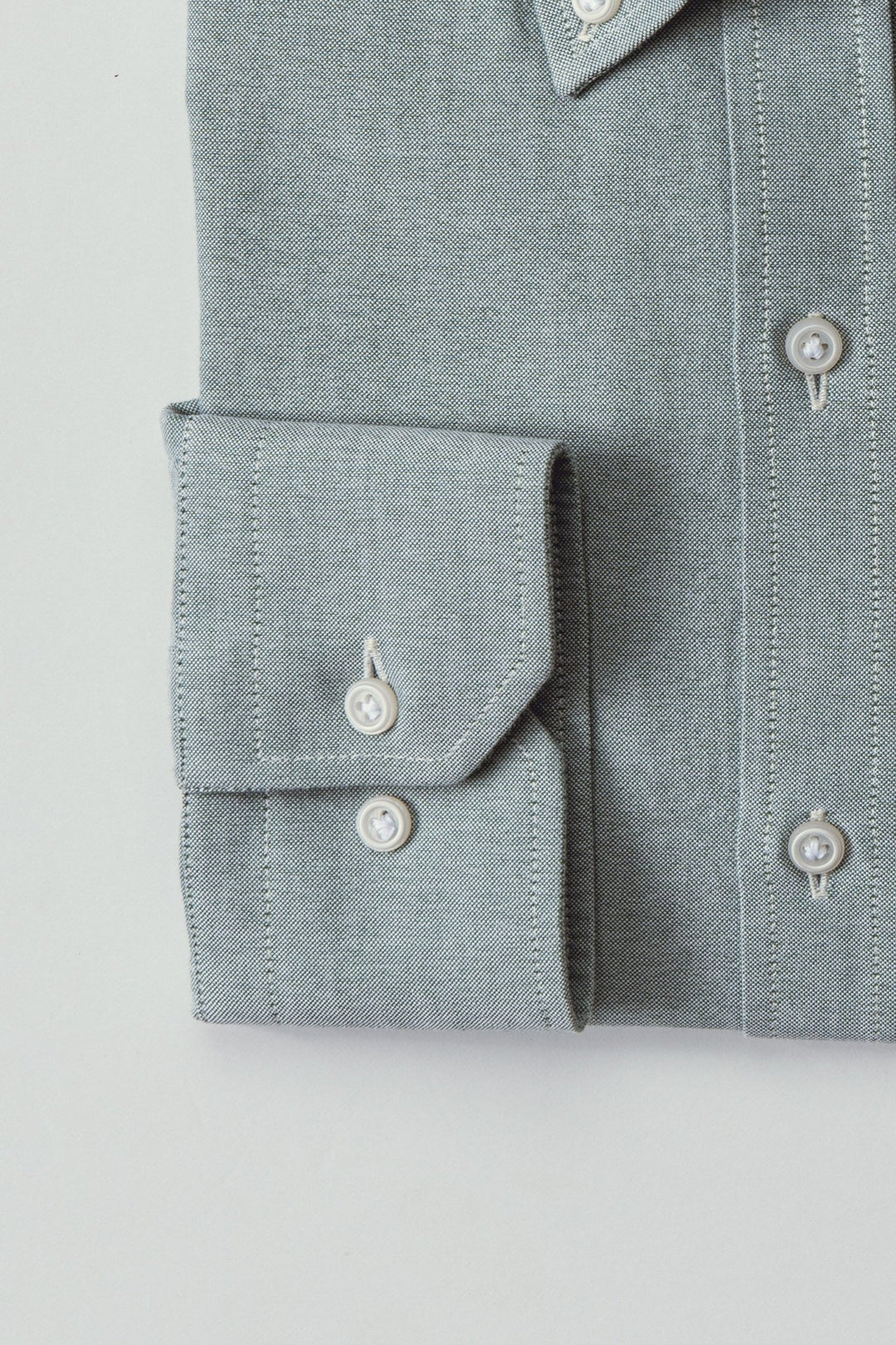 PLAIN WASHED OXFORD SLIM FIT SHIRT - Roban