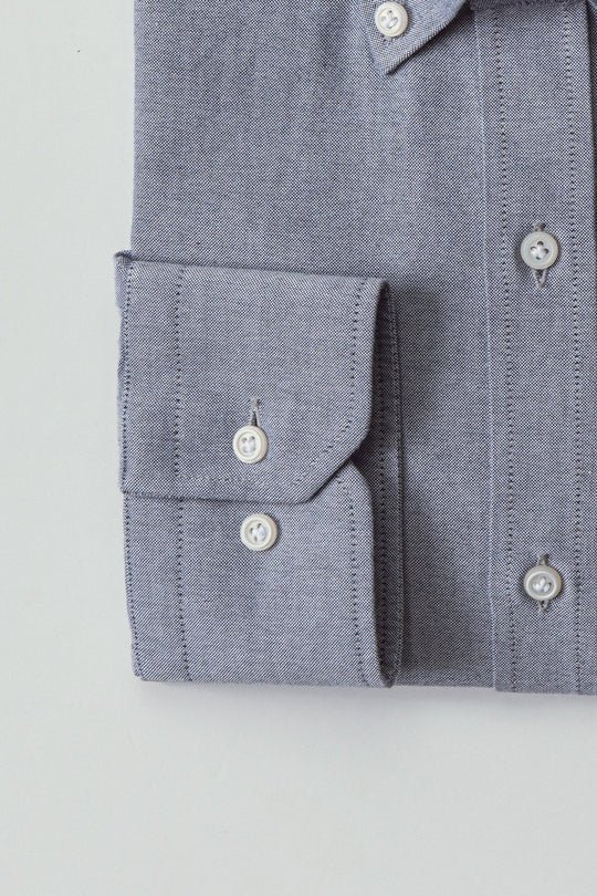 PLAIN WASHED OXFORD SLIM FIT SHIRT - Roban
