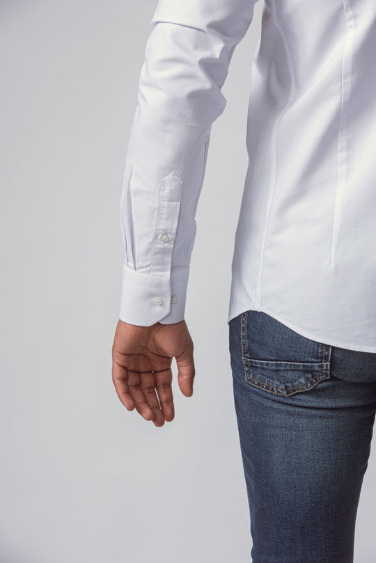 PLAIN WASHED OXFORD SLIM FIT SHIRT - Roban