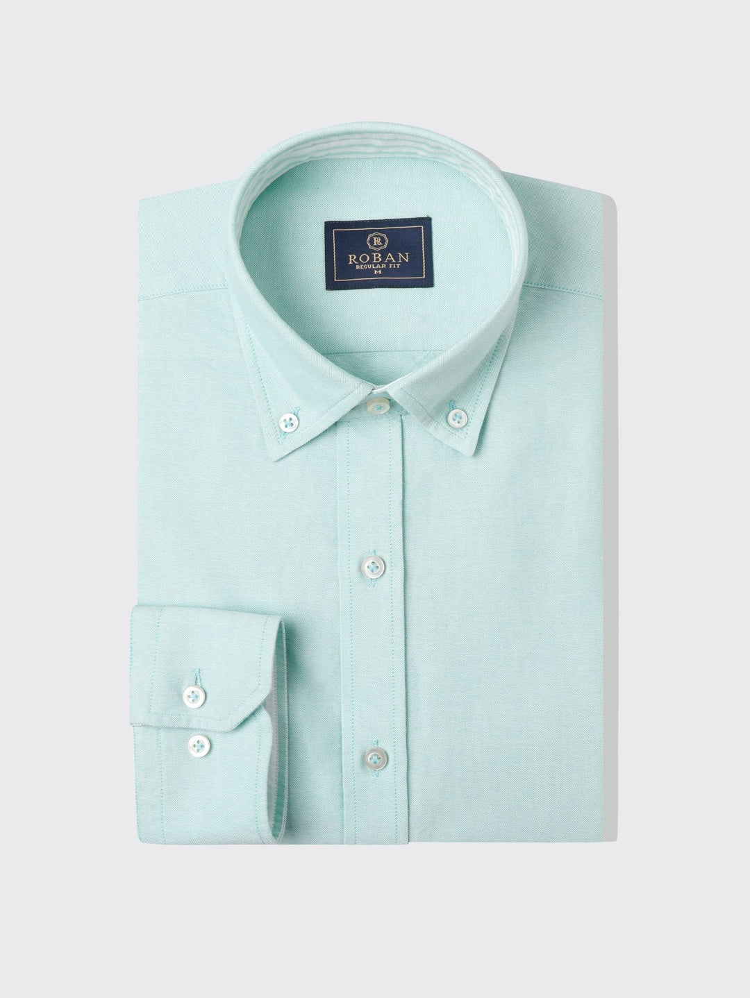 PLAN WASHED OXFORD REGULAR FIT SHIRT - Roban