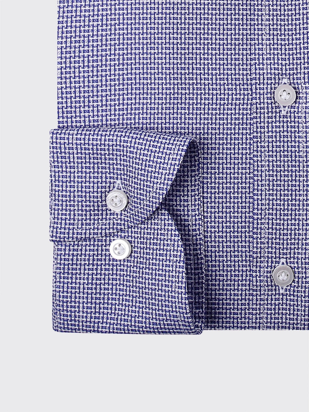 Regular Fit Textured Cotton Shirt - Roban