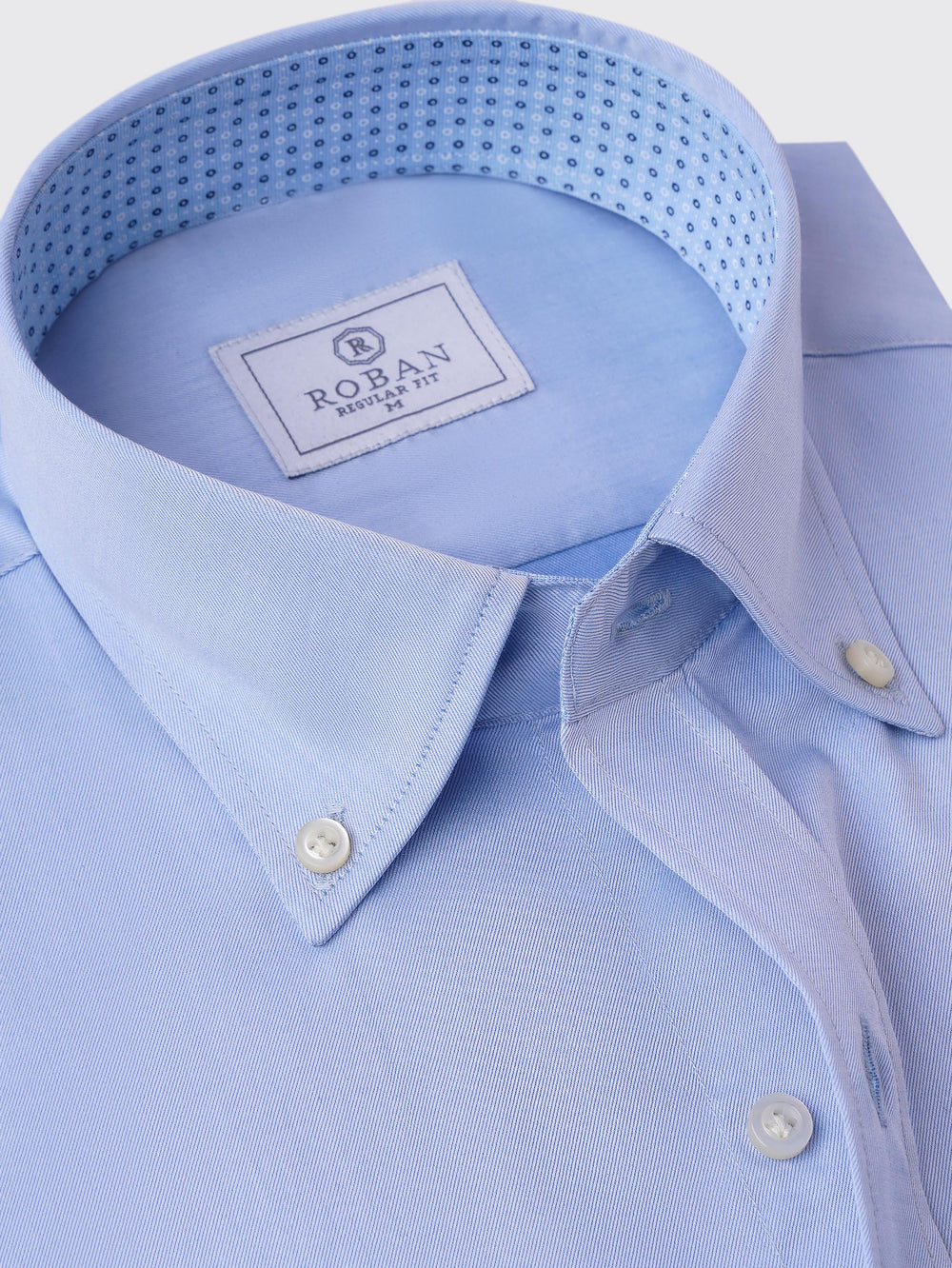 MICRO-RIBBED REGULAR FIT COTTON SHIRT