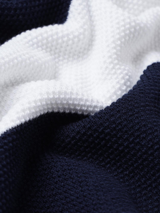 COTTON KNITTED ROUND NECK T-SHIRT