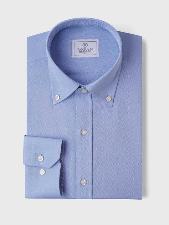 ROYAL OXFORD COTTON REGULAR FIT SHIRT - Roban