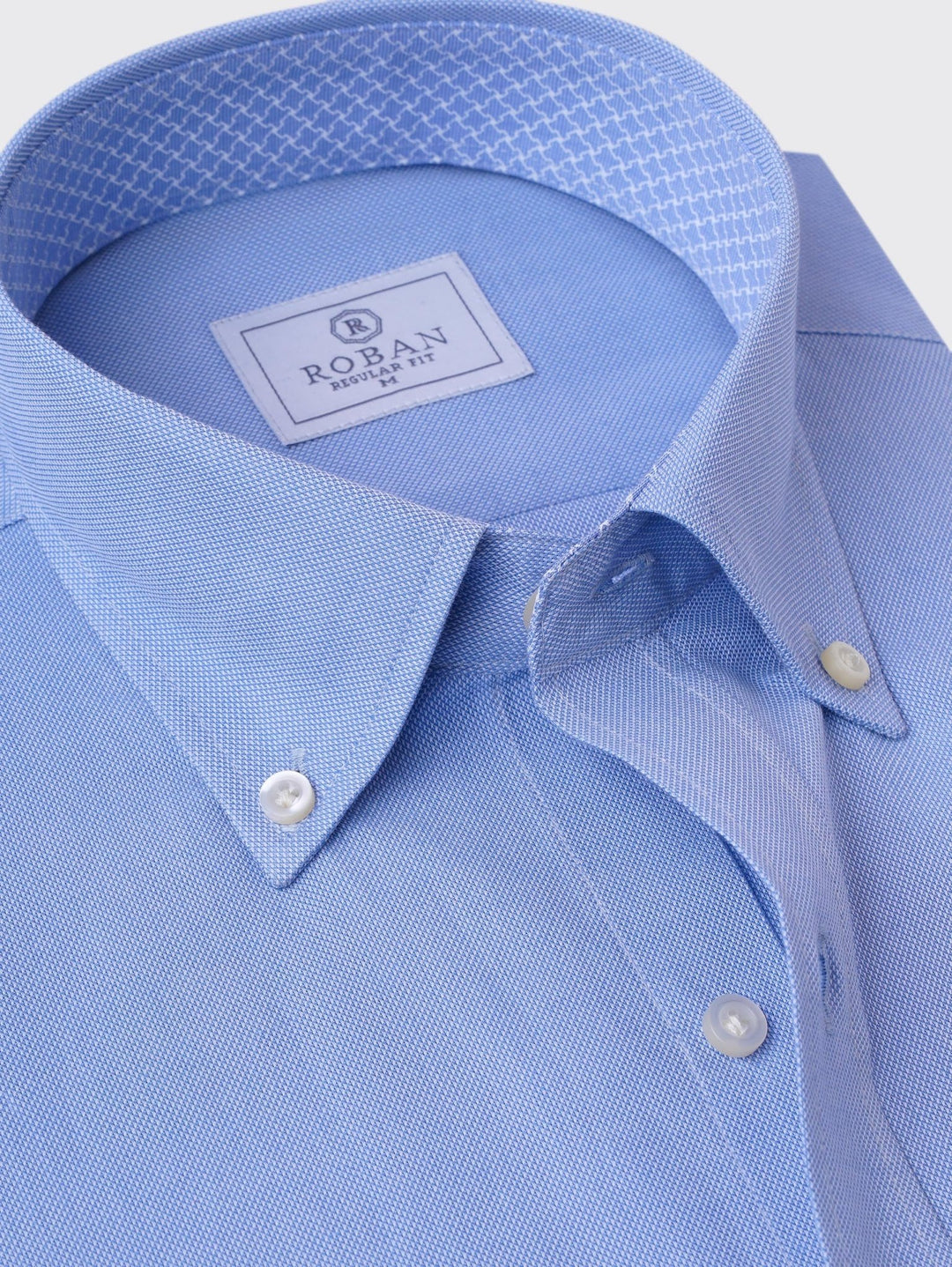 ROYAL OXFORD COTTON REGULAR FIT SHIRT - Roban