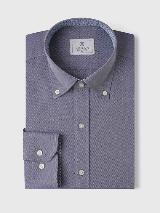 ROYAL OXFORD COTTON REGULAR FIT SHIRT - Roban
