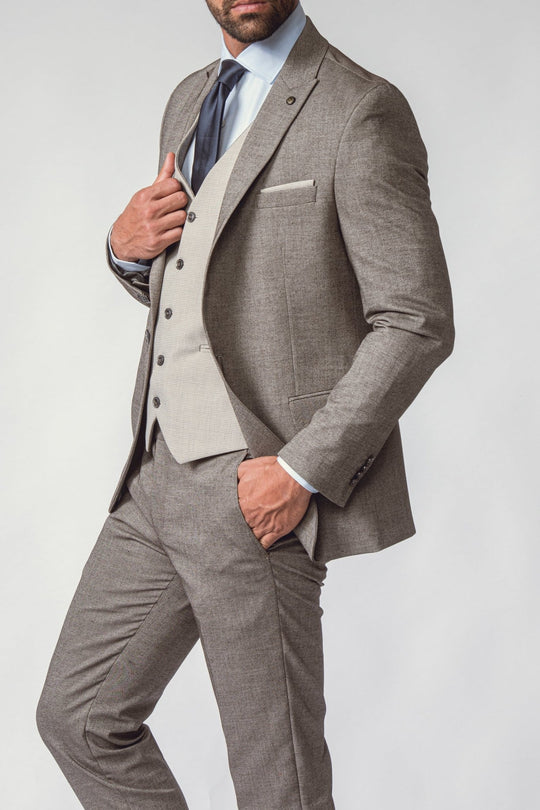 SLIM FIT 3 PIECES SUIT - Roban