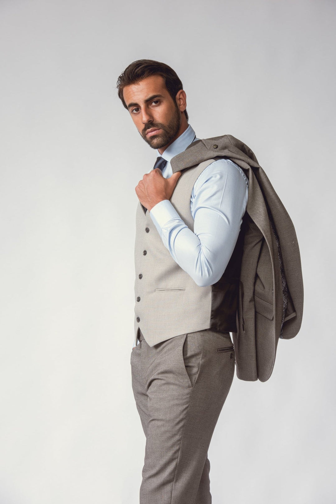 SLIM FIT 3 PIECES SUIT - Roban