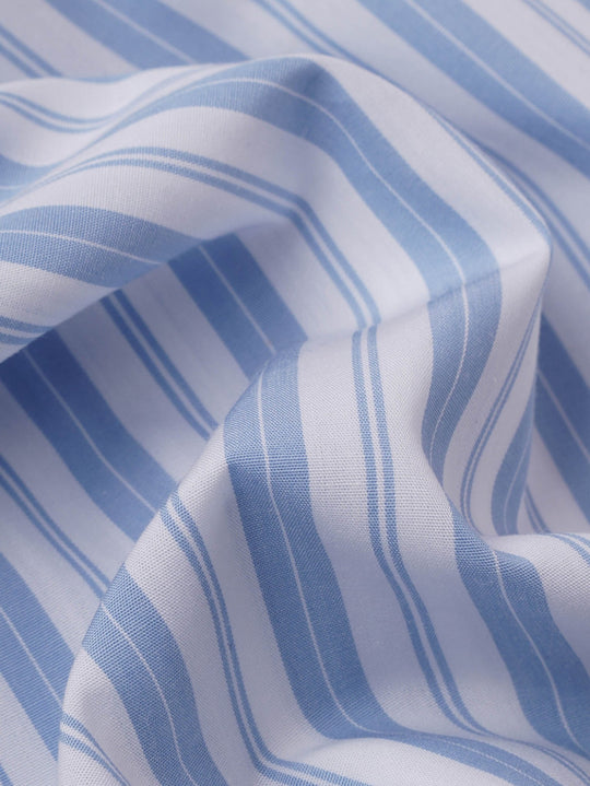 STRIBED COTTON REGULAR FIT SHIRT - Roban
