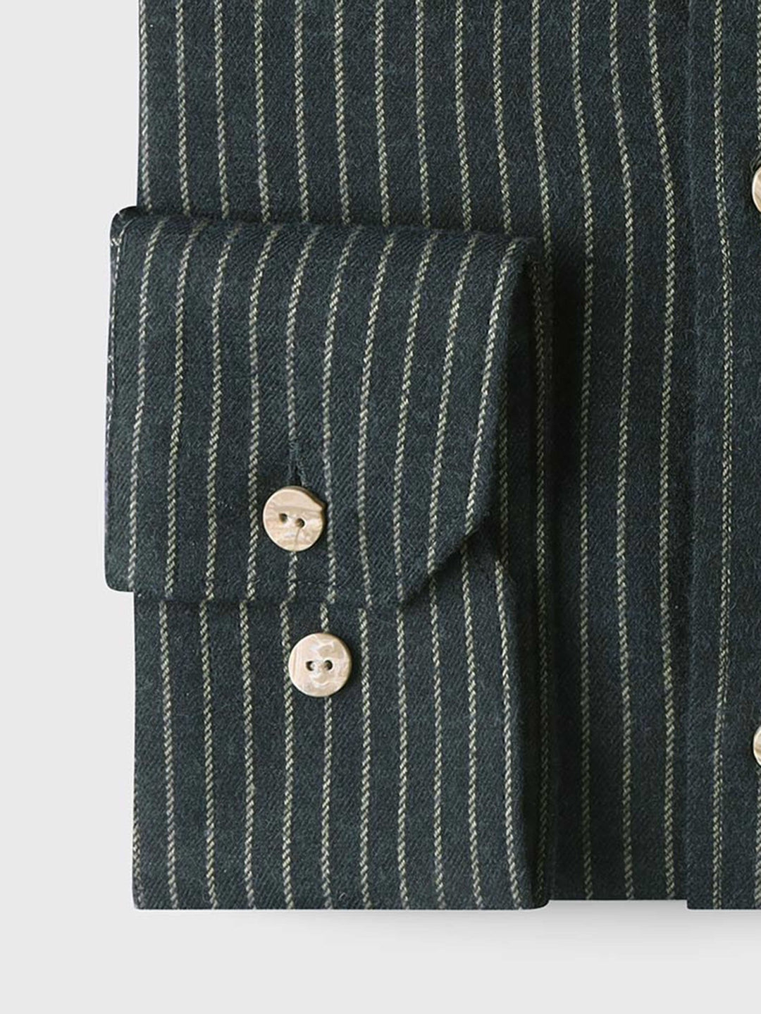 STRIBED FLANNEL REGULAR FIT SHIRT - Roban