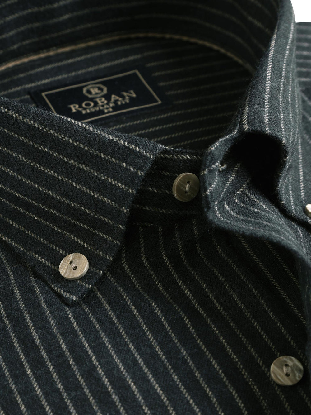 STRIBED FLANNEL REGULAR FIT SHIRT - Roban