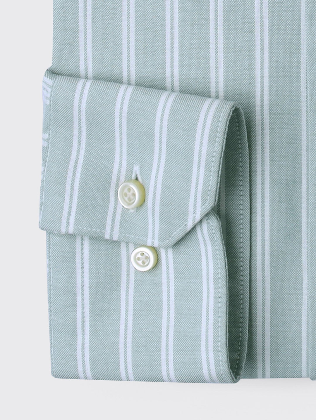 STRIBED WASHED OXFORD REGULAR FIT SHIRT - Roban