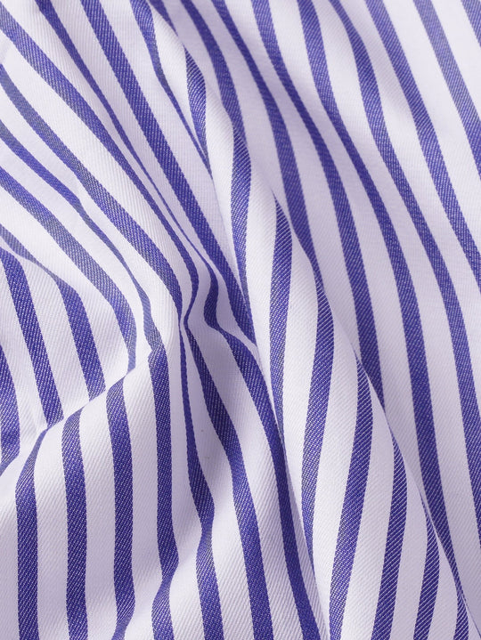 STRIPED COTTON REGULAR FIT SHIRT - Roban