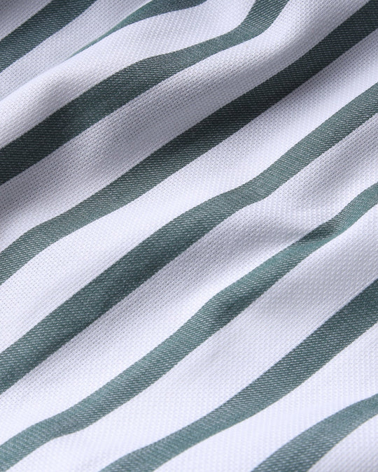 STRIPED COTTON REGULAR FIT SHIRT - Roban
